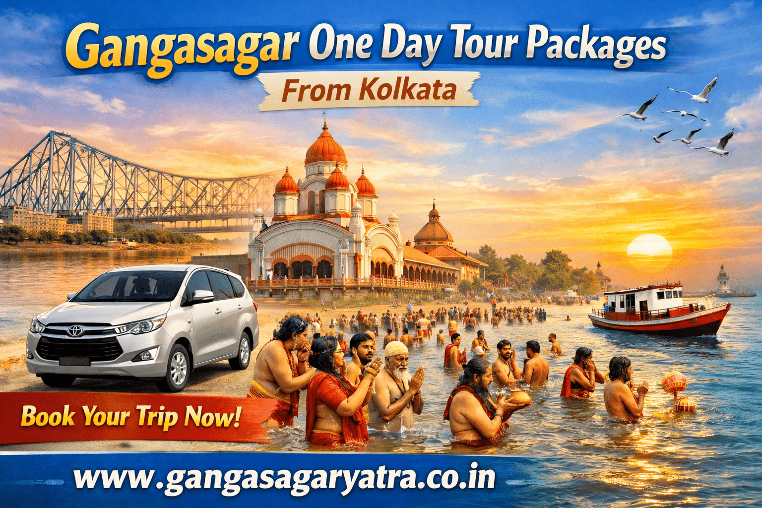 Gangasagar One Day Tour Packages From Kolkata