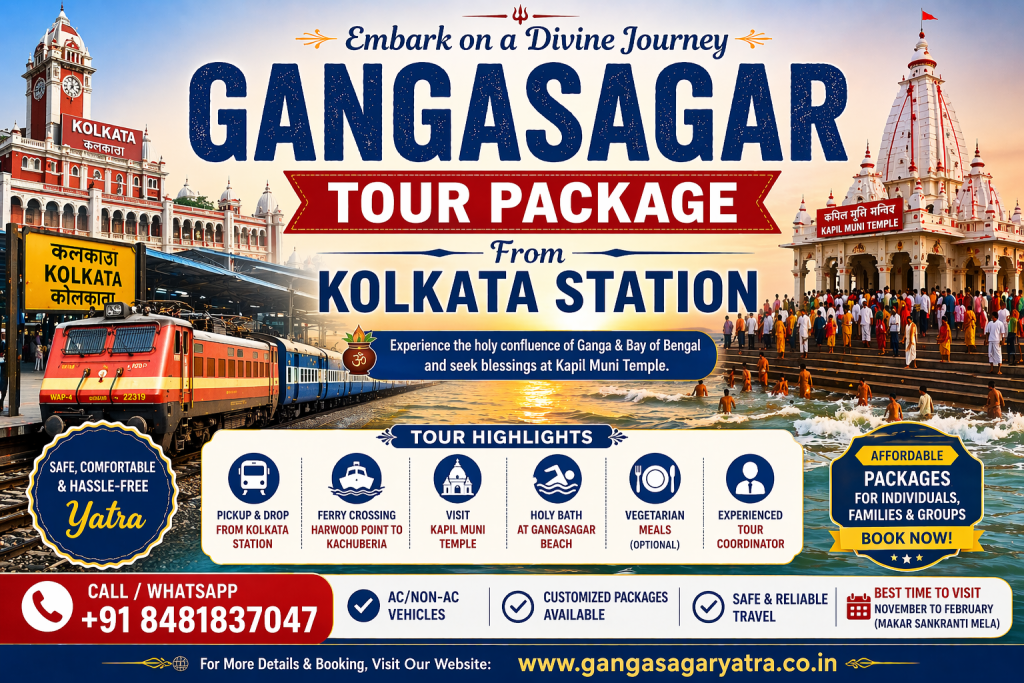  Gangasagar Tour Package From Kolkata Station 