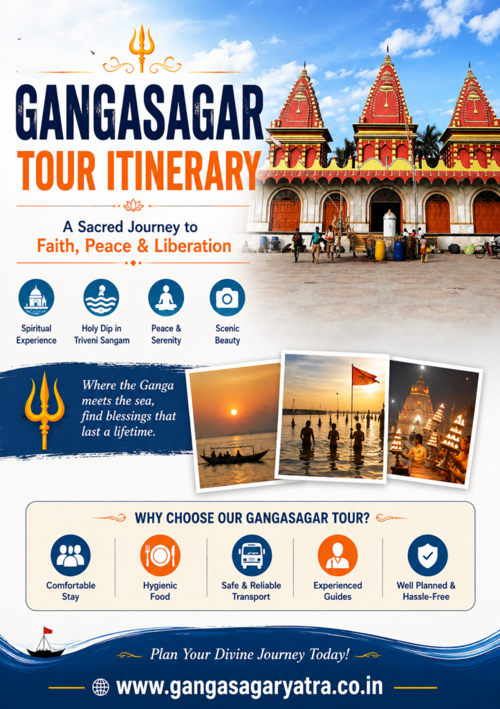 Gangasagar Tour Itinerary