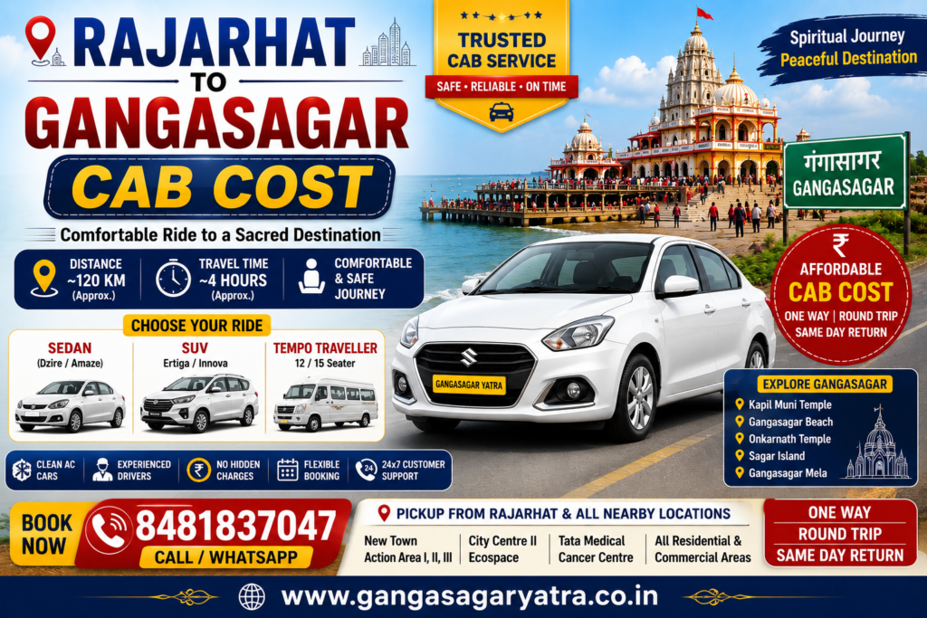 Rajarhat To Gangasagar Cab Cost